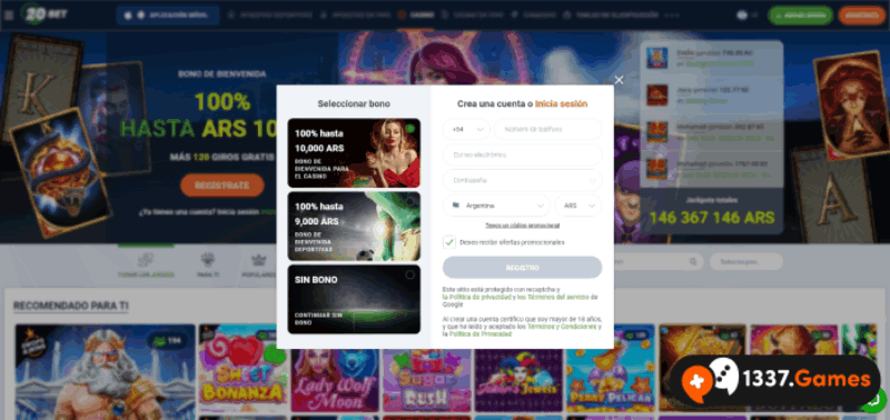 Cómo registrarse en un casino online en Argentina: paso 2