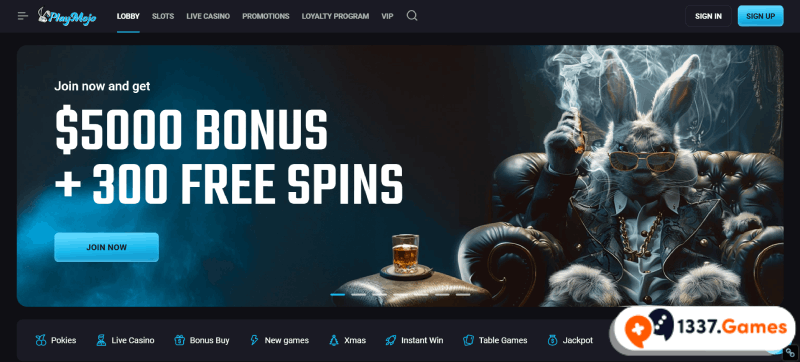 PlayMojo Bitcoin Casino