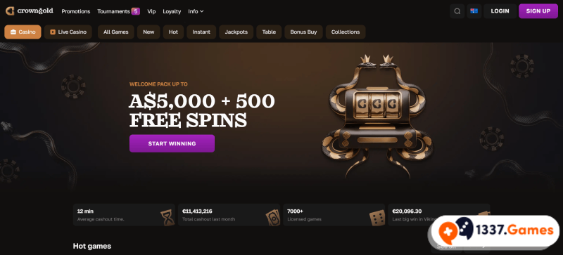 Crowngold Top Australian Online Casino