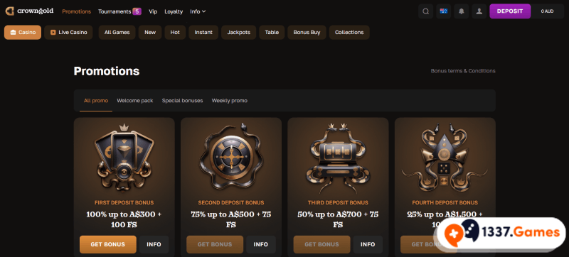 Welcome Bonus at PSC Casino