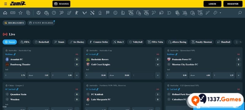 Zumibet Screenshot