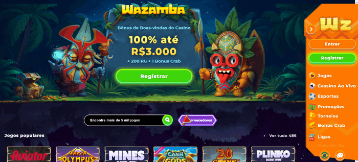 Wazamba: Melhor Cassino Online do Brasil