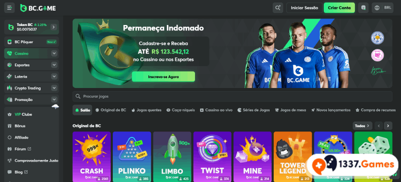 BC.Game: Cassino online sem licença