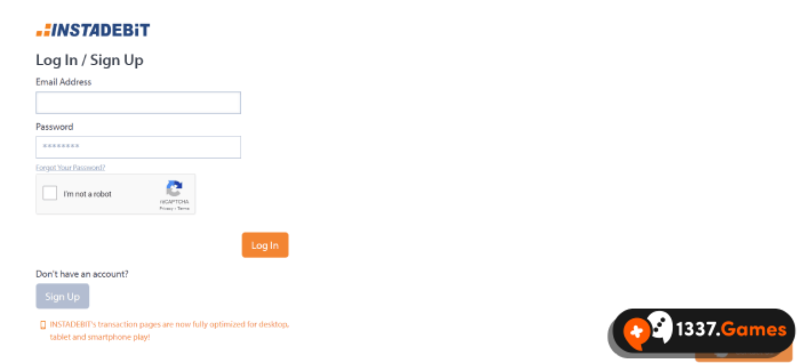 Access your InstaDebit account