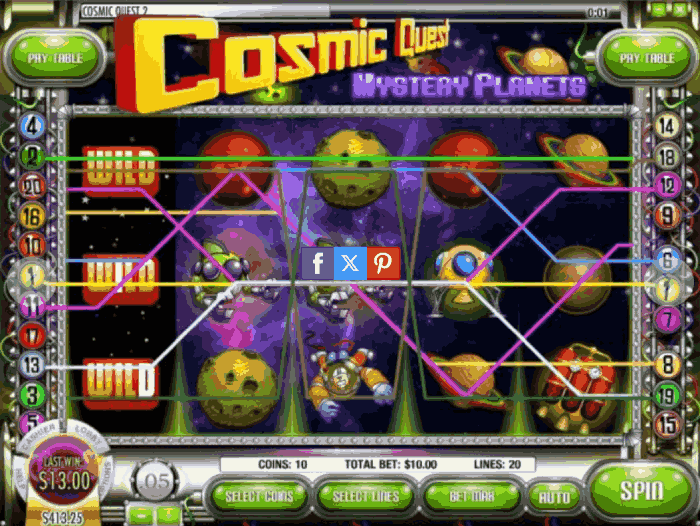 Cosmic Quest II Slot mit bester Auszahlungsquote