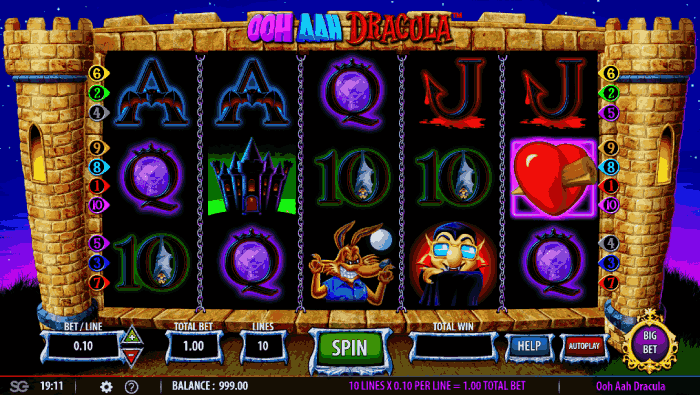 Ooh Aah Dracula High RTP Spielautomat