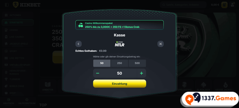 Casino-Einzahlung mit Neteller