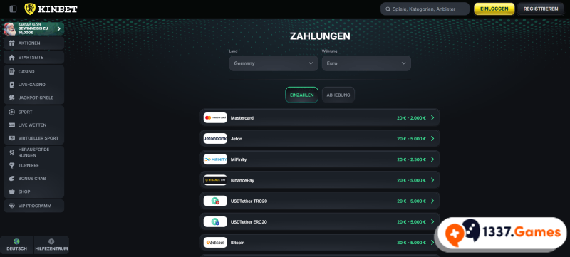 Echtgeld Zahlungsmethoden im Handy Online Casino