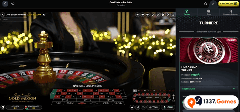 Live Roulette im Online Casino spielen