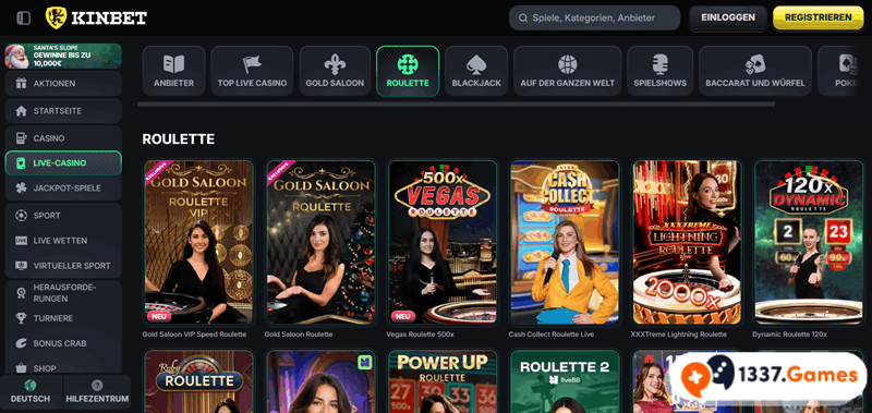 Roulette Variante im Casino Online