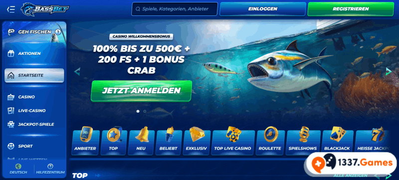 FunID Online Casino Auswahl
