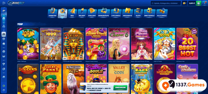 Spiele in Online Casinos mit FunID
