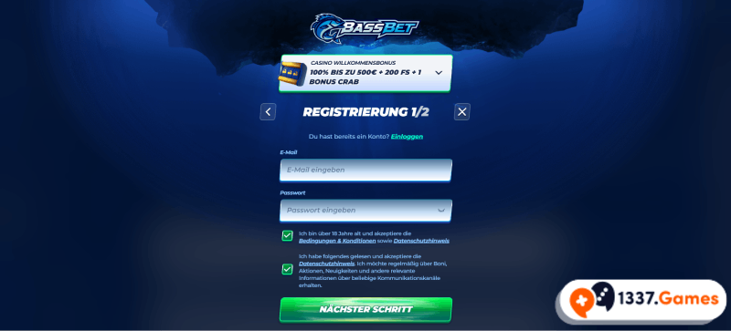 Anmeldung im FunID Casino