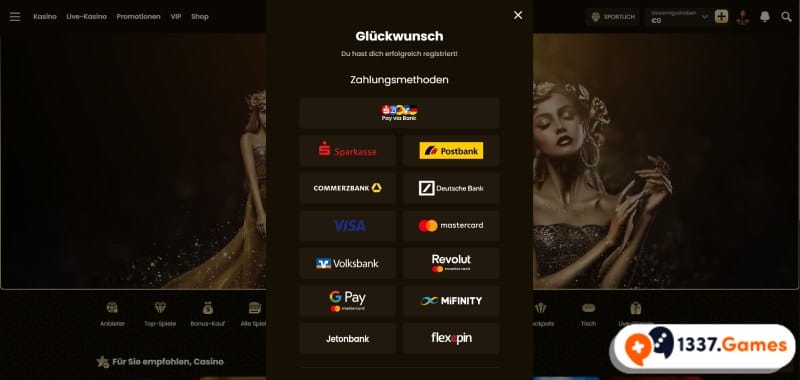 Einzahlung im Online Casino ohne 5 Sekunden Pause