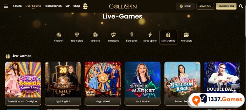 Deutsches Online Casino mit Live-Spielen