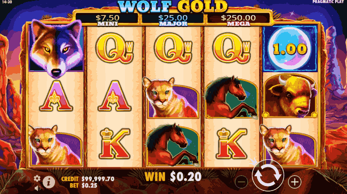 Wolf Gold jugar en casinos online