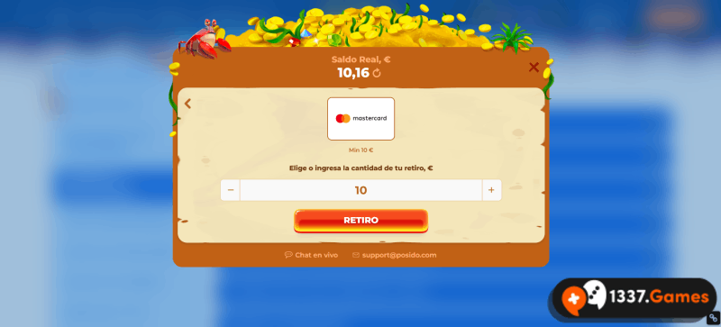retirada sin limite por tarjeta en casino
