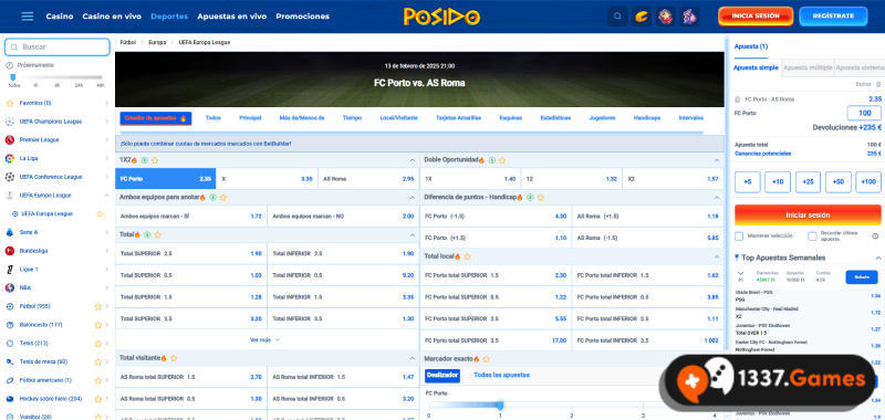 apostar en la Europa League