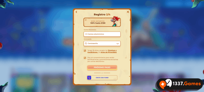 Regístrese en un sitio de apuestas con un bono de bienvenida