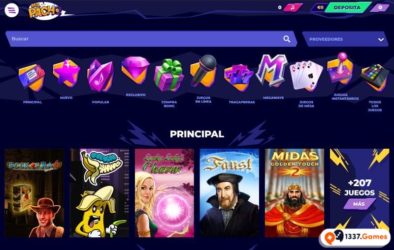 MrPacho nuevo casino ES juegos