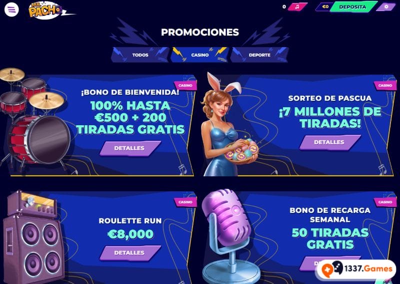 MrPacho nuevo casino ES promociones