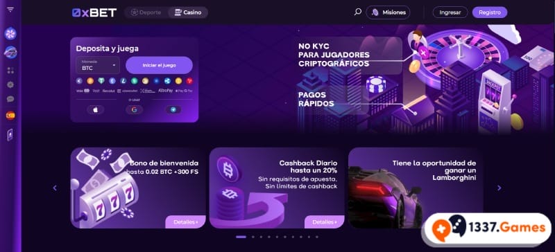 0Xbet Screenshot