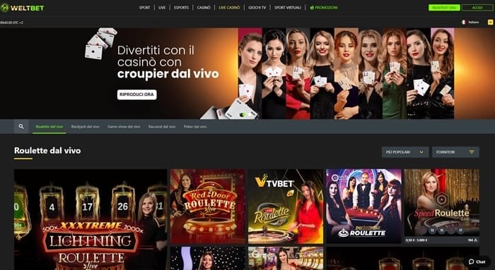 WeltBet: Casinò crypto con alte ricompense