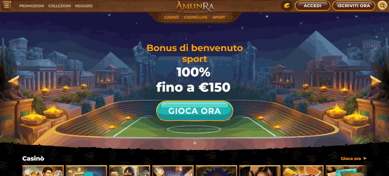 AmunRa: bookmaker preferito