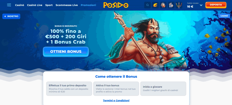 Attivazione del bonus nei casinò senza AAMS con poker