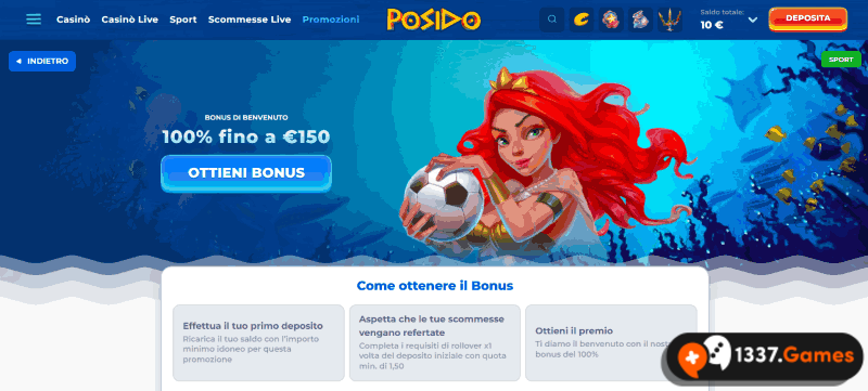 bonus del bookmaker senza AAMS
