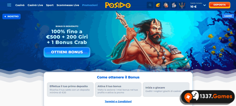 Attiva il bonus nel tuo casinò Bitcoin