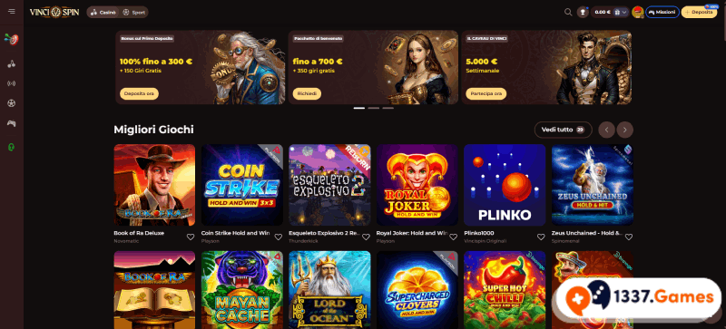 giochi del casinò VinciSpin