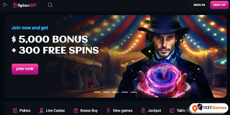 SpinsUp Screenshot