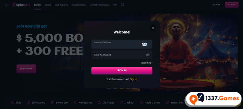 Login into fast payout casino