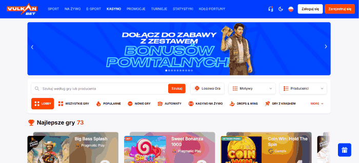VulkanBet: bitcoinowe kasyno online