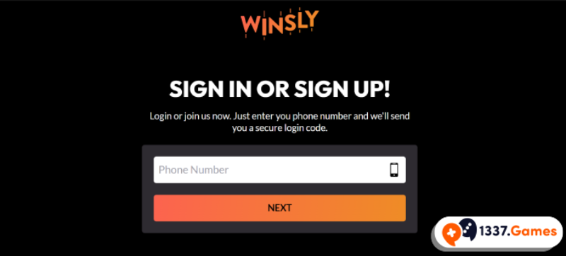 Winsly Online Casino Registrering