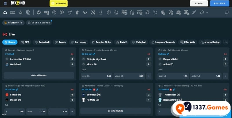 Betzino Screenshot