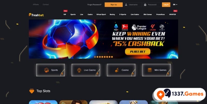 FreshBet Screenshot