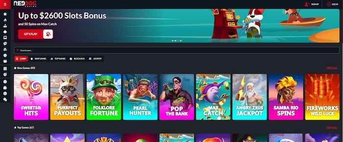 Red Dog: Top No Limit Casino Online