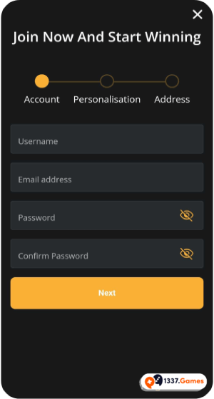 Sign up via BetWhale's top mobile app