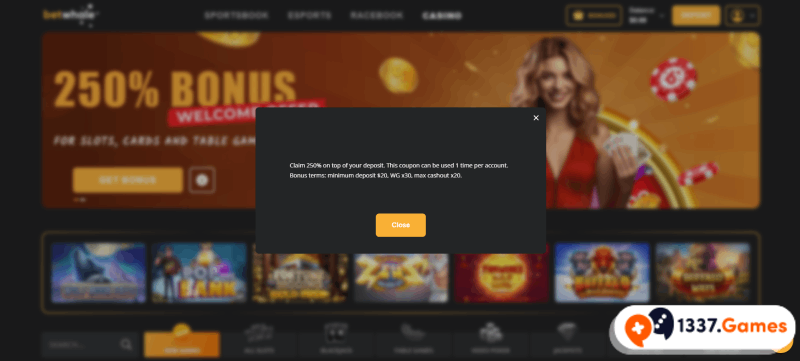 Top foreign Casino bonuses