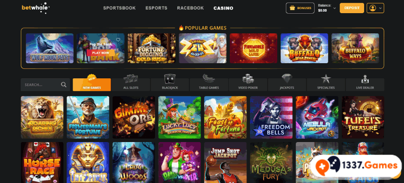 Play offshore casino games online