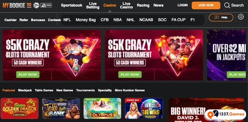 MyBookie Screenshot