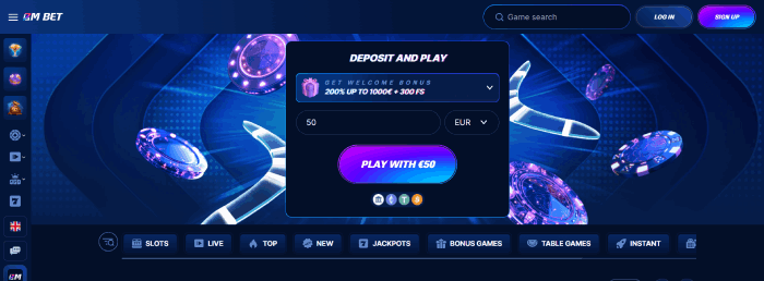 BM.bet casino website