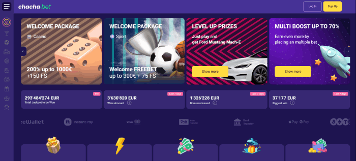 Chachabet online casino