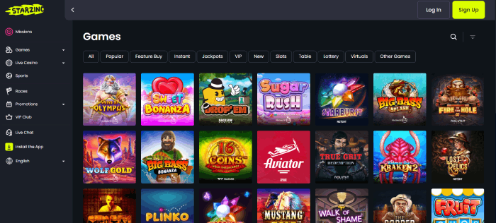 Spelen starzino