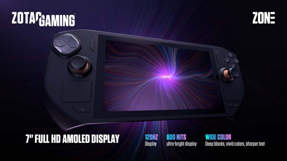 Zotac komt binnenkort met een eigen Windows gaming handheld, dit is de Zotac Zone