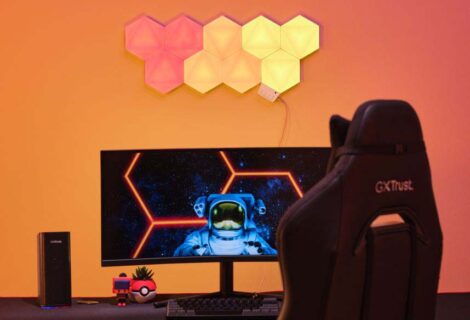 Trust laat je gamekamer personaliseren met customizable Vybz hexagon RGB LED-verlichting