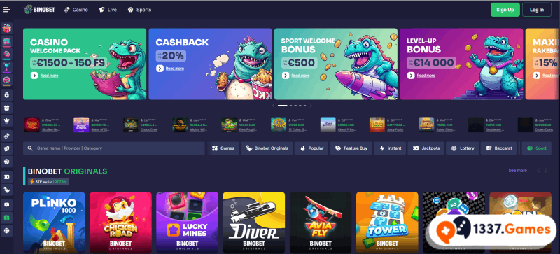 BinoBet Screenshot