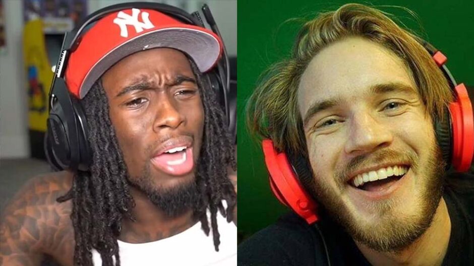 Retepopulaire streamer Kai Cenat wakkert discussie aan nadat hij de opkomst van PewDiePie in twijfel trekt
